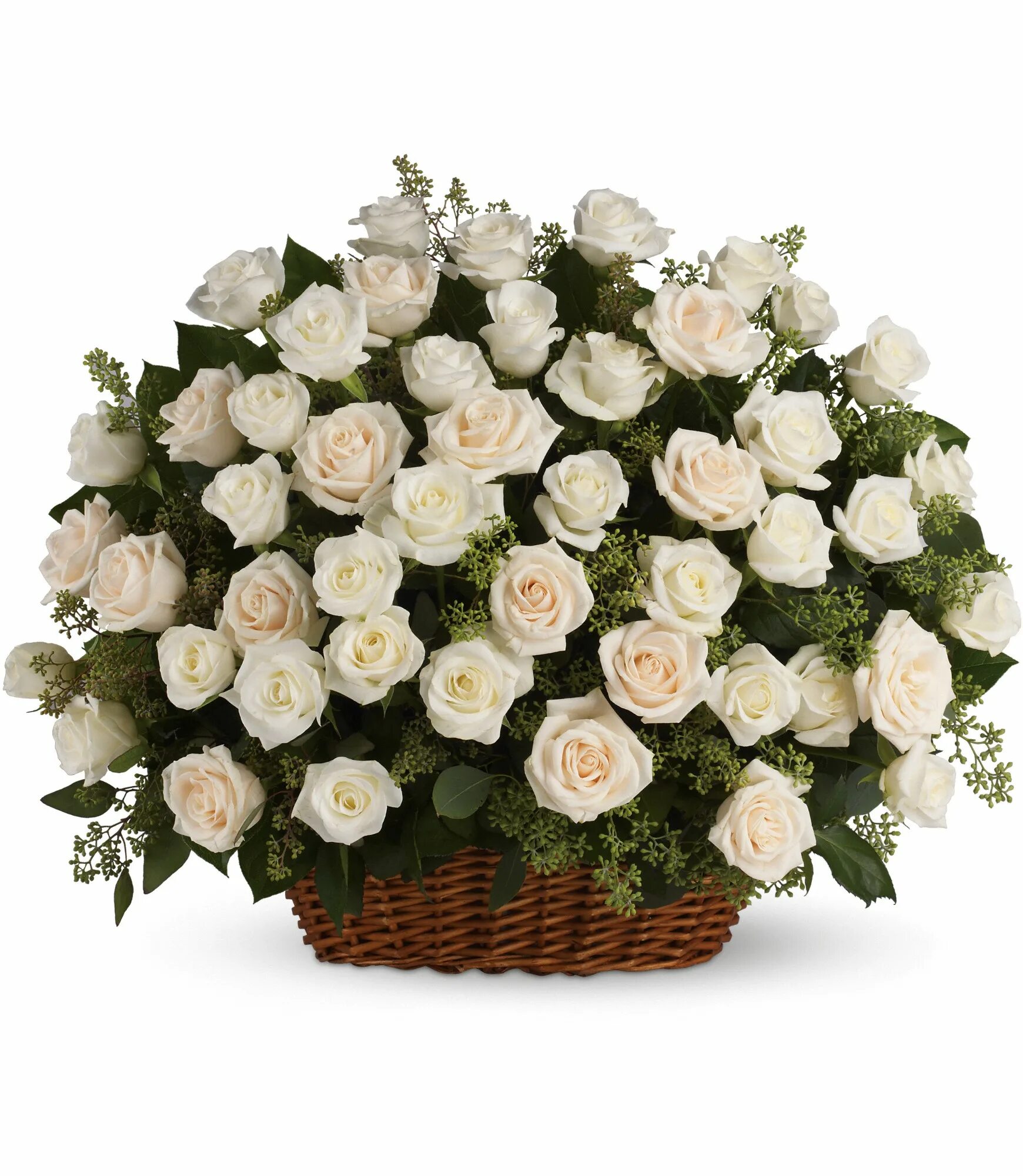 Открытка с днем рождения белые розы женщине. Букет белых роз. Букет в корзинке.