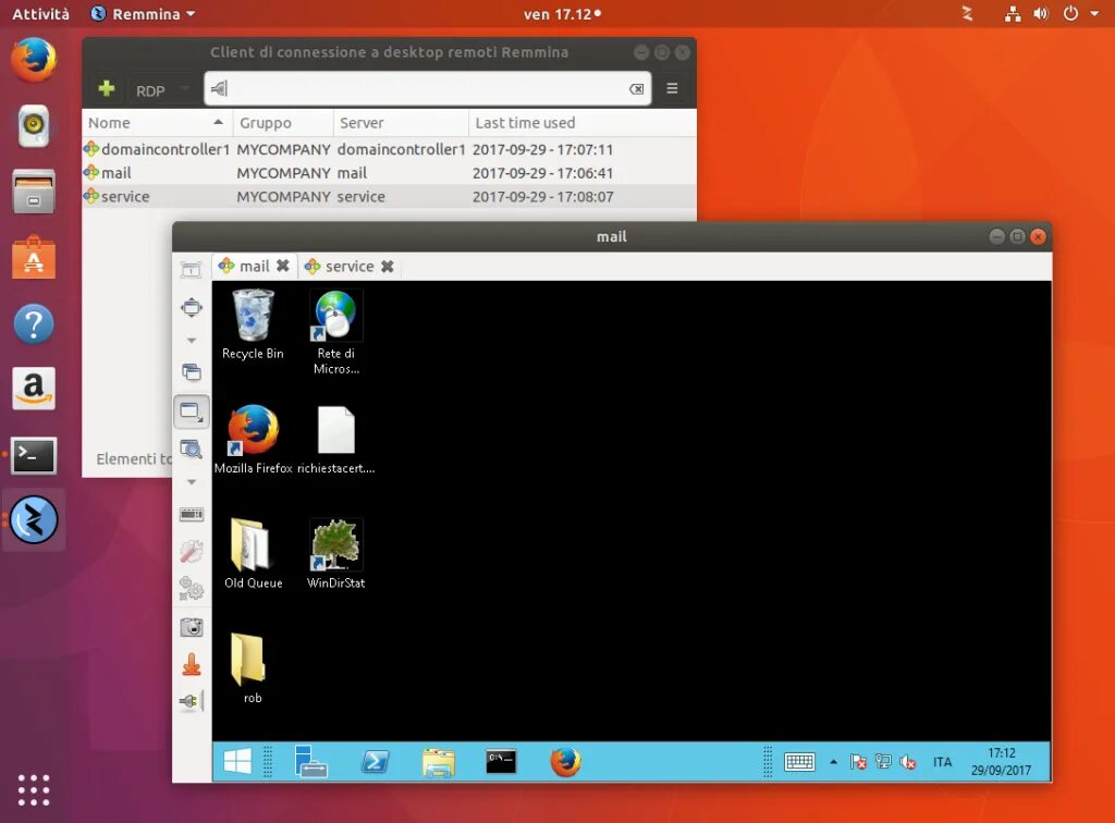 Remmina Ubuntu. RDP клиент Linux. Клиенты удаленных рабочих столов Linux. Remmina RDP.