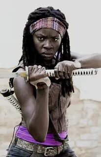 Michonne walking