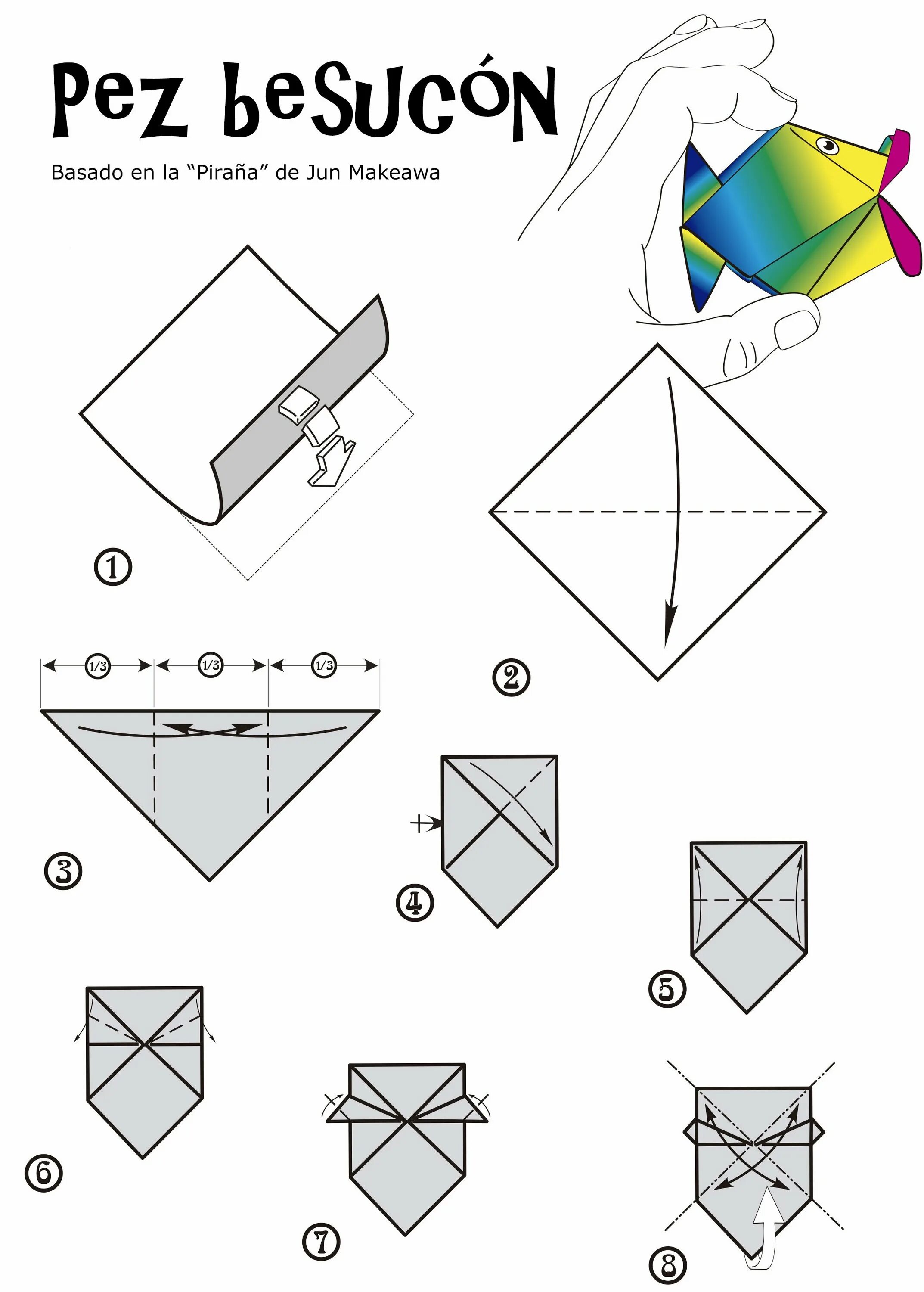 Оригами. Оригами схемы. Оригами из бумаги схемы. Оригами рыбка.