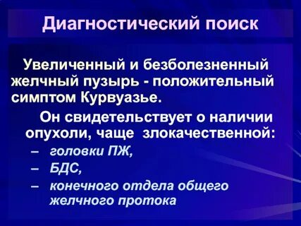 Пузырные симптомы желчного пузыря