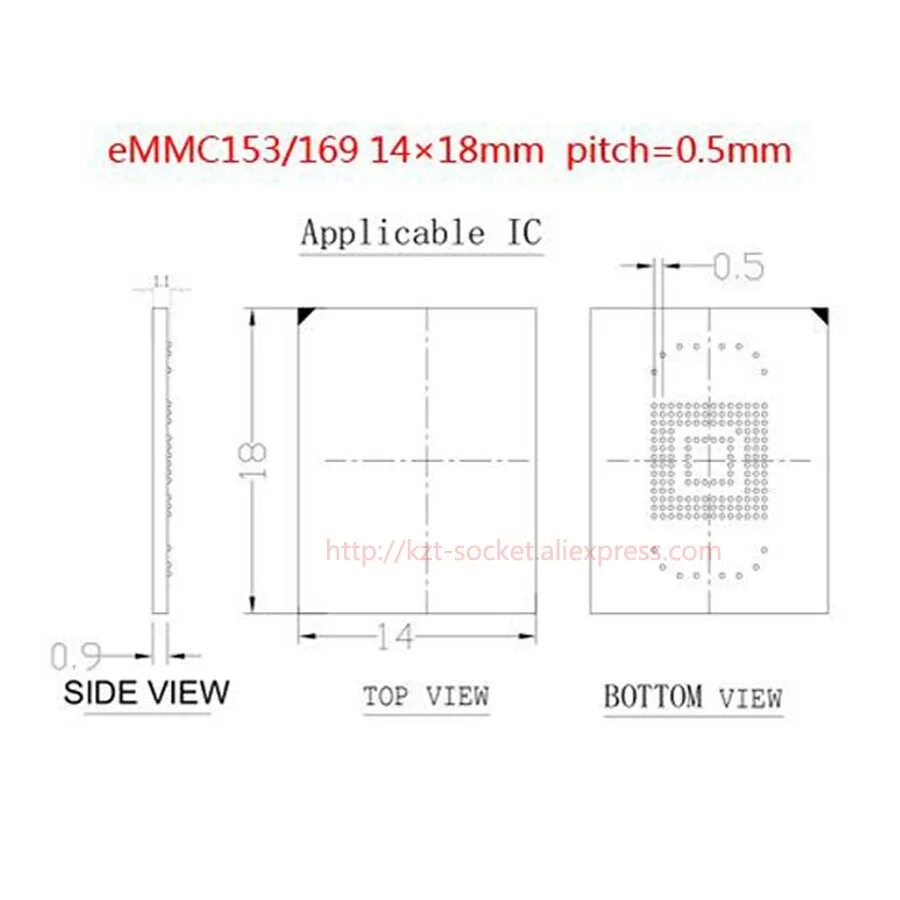 Размер 169. EMMC BGA 153. Bga153 pinout. BGA 169 EMMC. Bga169 pinout.