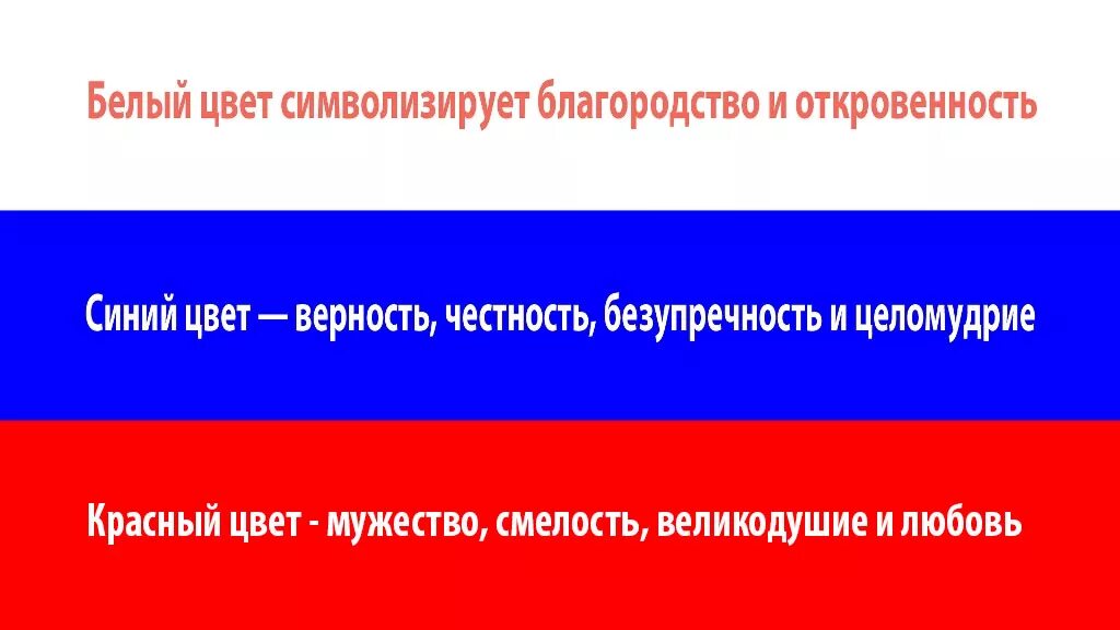 Государственный флаг российской федерации значение. Обозначение цветов флага Российской Федерации. Флаг РФ обозначение цветов. Триколор обозначение цветов флага России. Флаг Российской Федерации значение цветов флага.