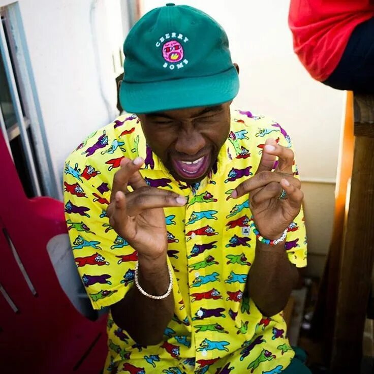 Hi the creator. Tyler the creator 2007. Tyler the creator обложка. Тайлер бакет. Tyler concert.