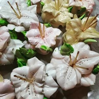 Лилии из зефира - CoffeePapa.ru