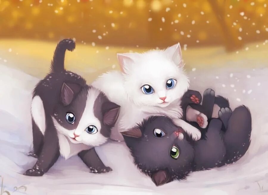 Милые рисунки кошечек. Котики арт. Милые кошки.