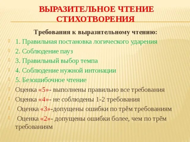 Критерии и нормы оценивания начальной школы. Нормативы оценок в начальной школе. Нормы оценивания в начальной школе. Требования к выразительному чтению стихотворения. Система оценивания 7 класс русский язык