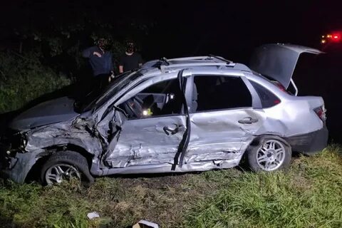 Парень попал в аварию
