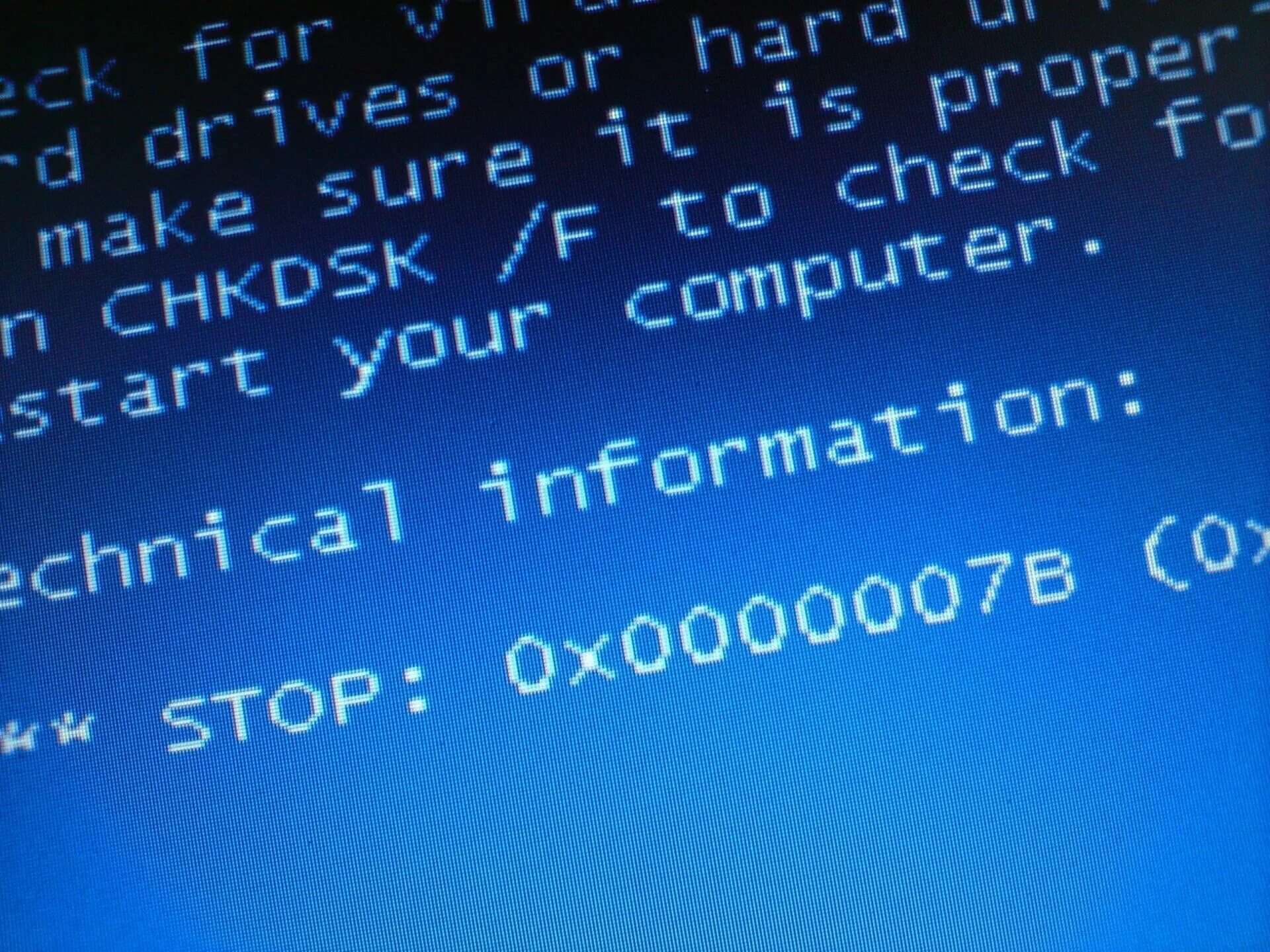Ошибка 0x00000040 revocation status unknown. Ошибка 0x0000007b. синий экран. синий экран ошибка 0x0000007b.