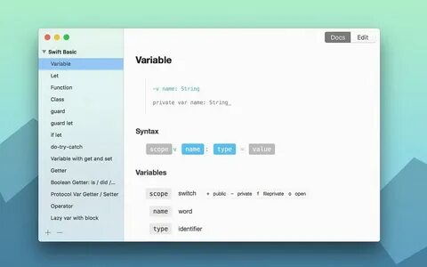 Source code variable