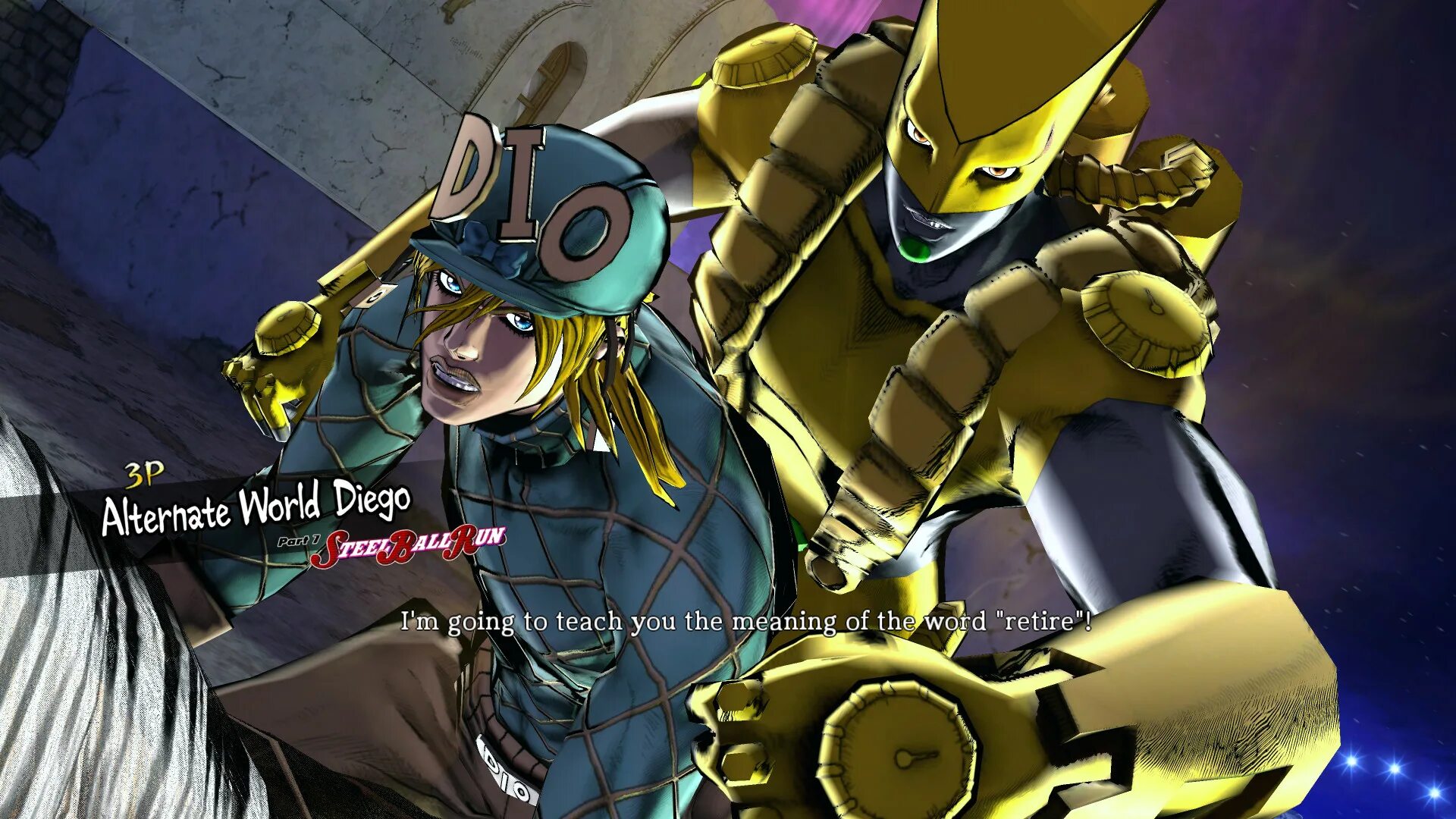 Овер ворлд. Jojo Eyes of Heaven ps3. Дио овер Хевен. Джоджо патчи. Стенд зе ворлд овер Хевен.