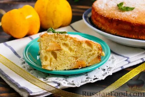 Пирог с айвой