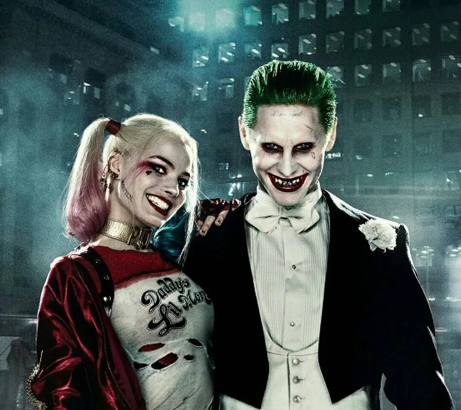харли квинн и джокер. отряд самоубийц джокер и харли. харли квинн и джокер отряд самоубийц фото. харли куин и джокер. харли куин и джокер.