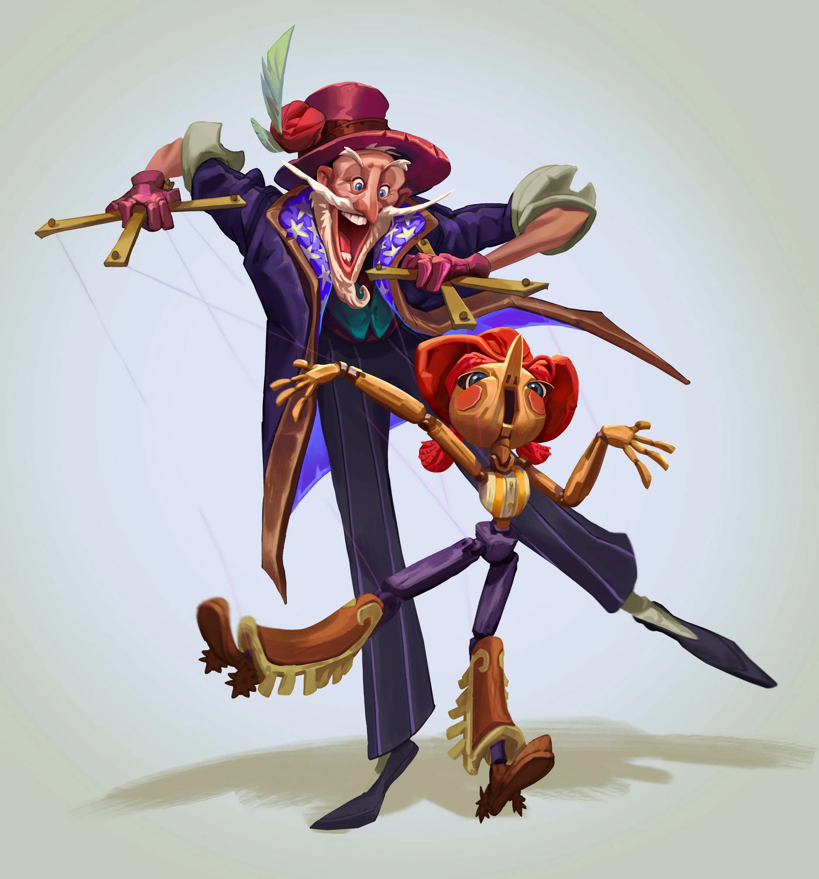 Puppeteer. Puppeteer character design. magic puppet. puppeteer python.