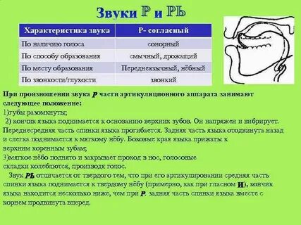 Звуки по способу образования