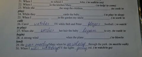 At school last week