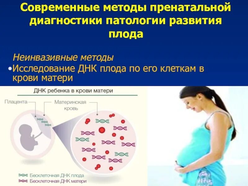 Неинвазивные методы исследования патологий плода. Современные методы пренатальной диагностики. Пренатальная (дородовая) диагностика. Современные методы прен.