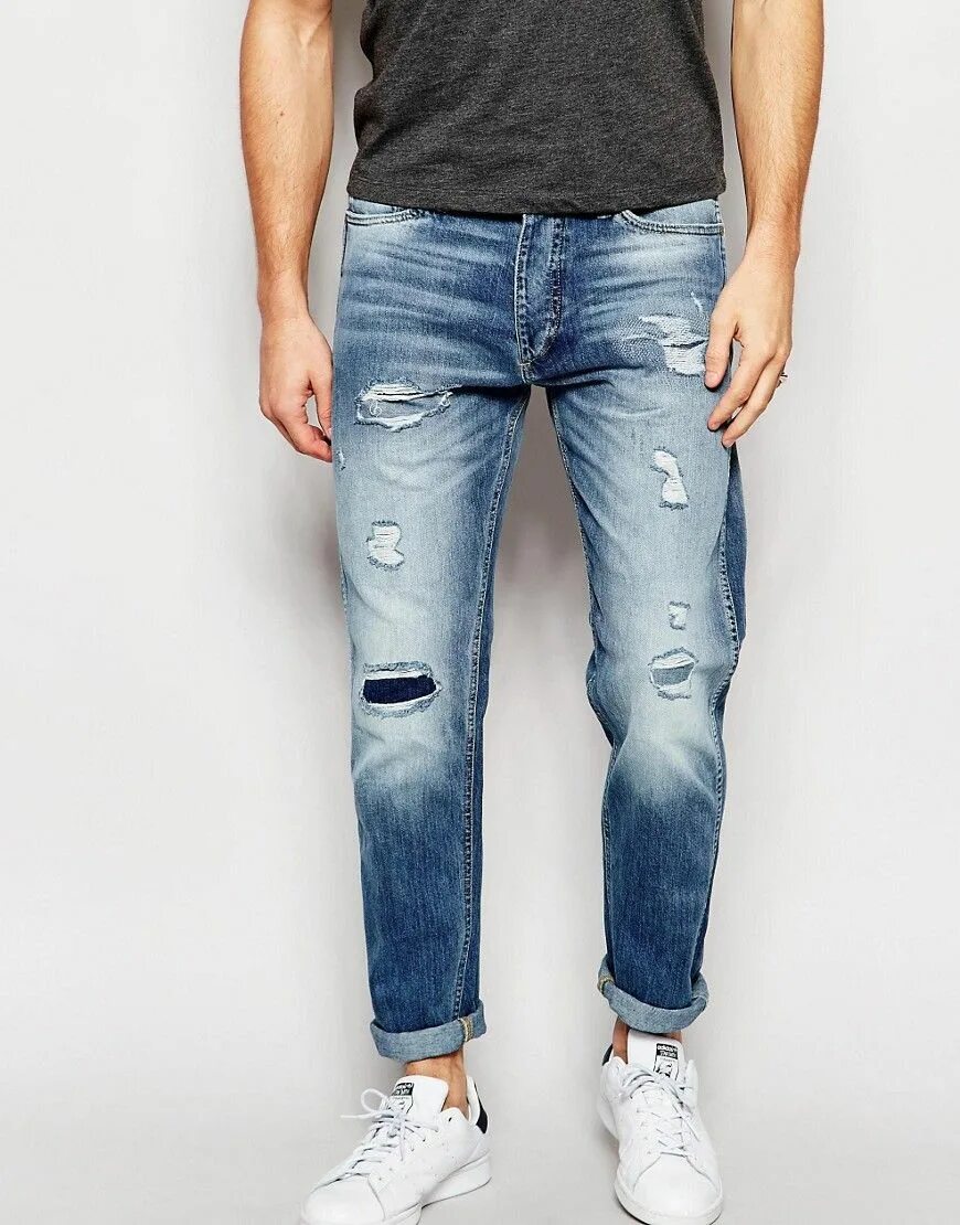 AZXK ac9255 Denim Jeans мужские. Джинсы Jack Jones мужские рваные. Jack Jones джинсы рваные. Kruze Denim джинсы. Купить мужские джинсы в краснодаре