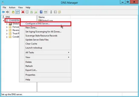 Failed to configure dns in managed mode