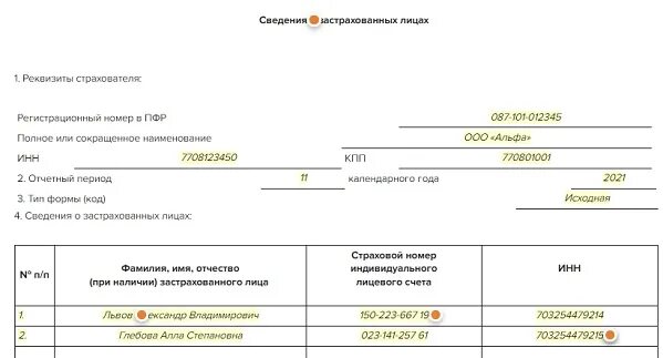 Какие отчеты сдавать по гпх. Сфр- дт гпх. образец пп на штраф в пфр за сзв-м 2025.