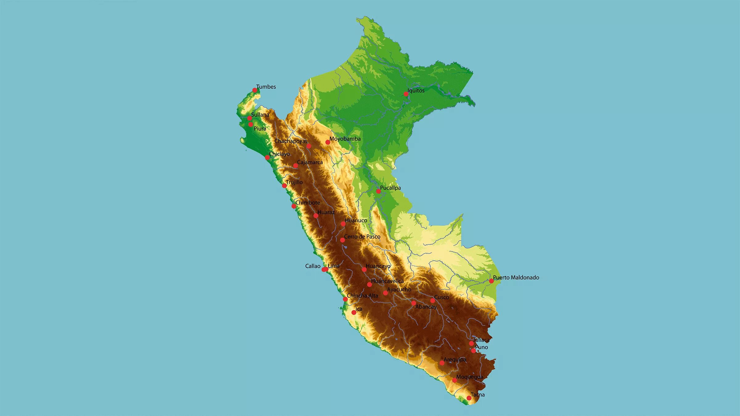 Перу области