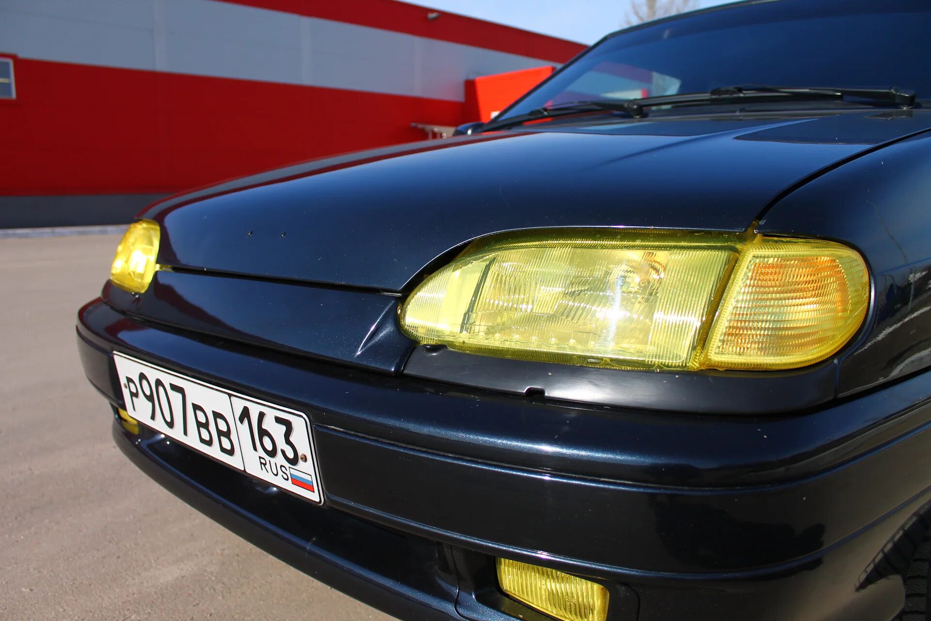 Пробуем желтую пленку на фарах) Lada 21063, 1,3 л, 1993 года тюнинг DRIVE2