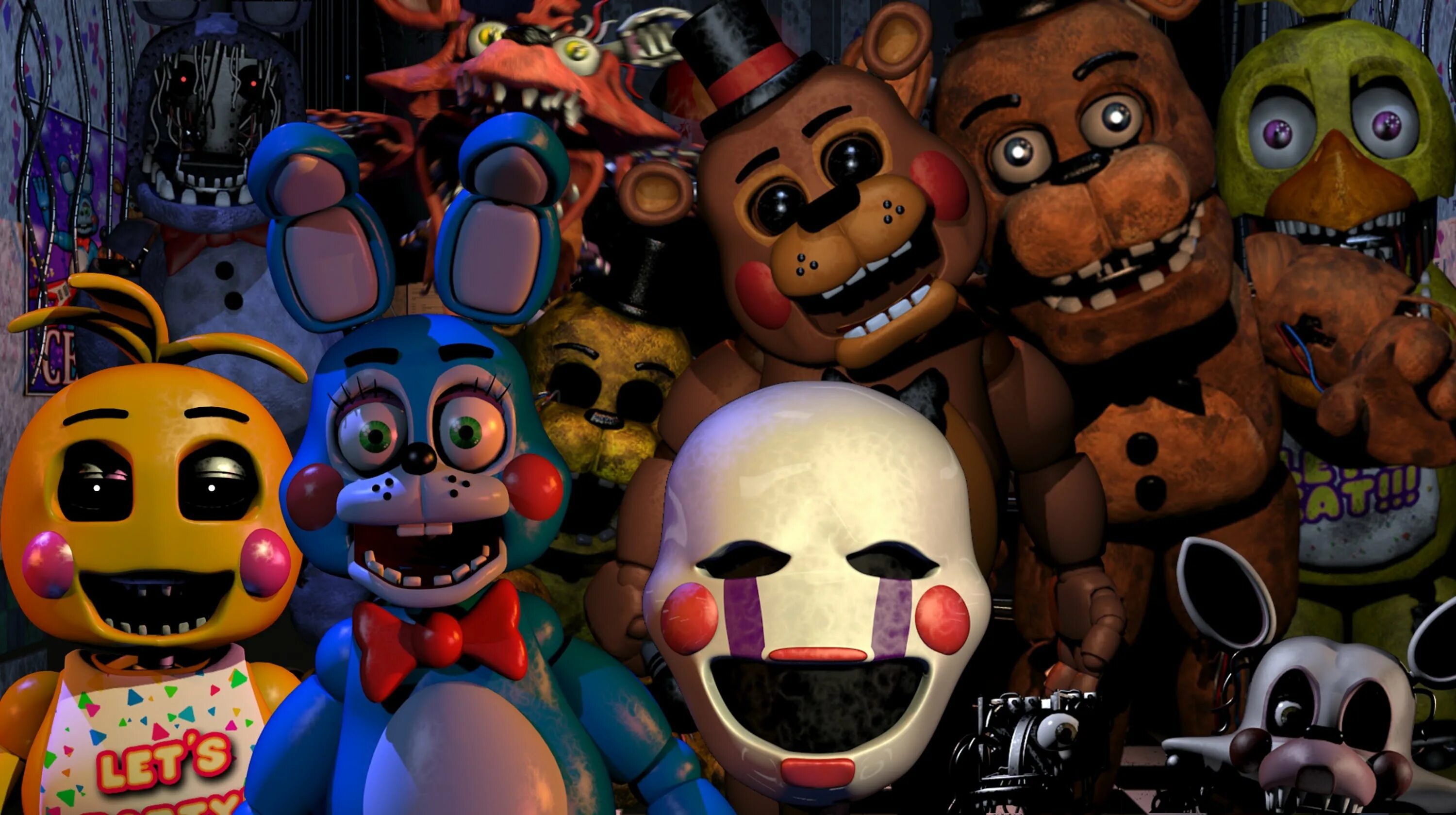 Five Nights at Freddy's 5 АНИМАТРОНИКИ. АНИМАТРОНИКИ ФНАФ 2. Пять ночей с Фредди 5 АНИМАТРОНИКИ. FNAF 2 АНИМАТРОНИКИ. Аниматроники про фредди