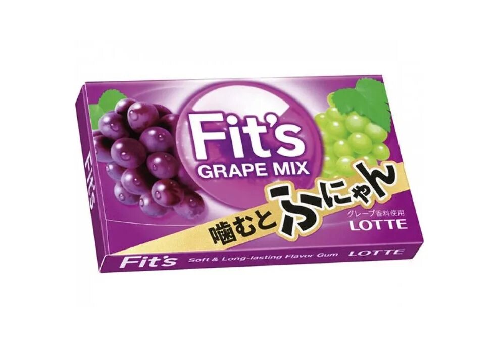 Резинка жевательная Fit`s grape Mix, Lotte, 24.6 г, 1/10/200. Жевательная резинка Lotte. Lotte Fits жевательная резинка. Lotte 24,6гр жевательная резинка Fit's Citrus.