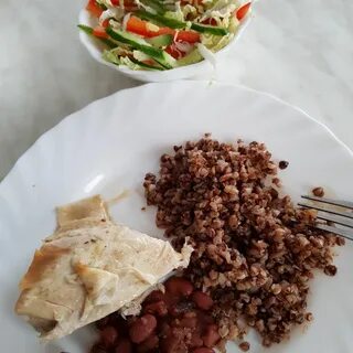 Гречка с грудкой