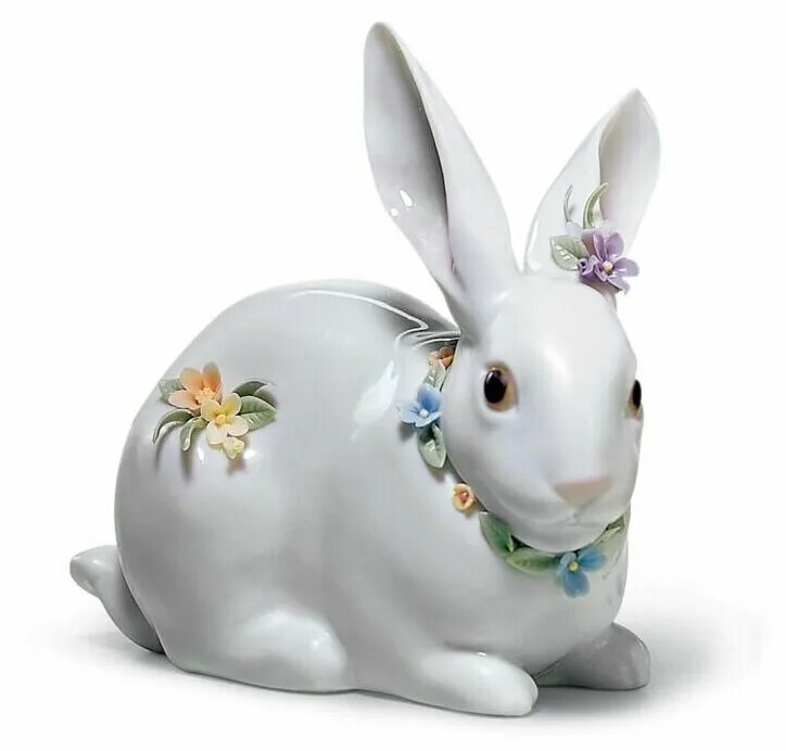 Фарфор кролик. Lladro кролик. Lladro статуэтки. Фарфоровый кролик. Керамический кролик.