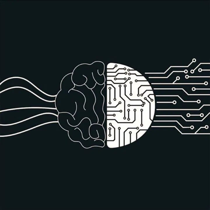 Мозг искусственного интеллекта. Мозг Минимализм. Цифровой мозг. Векторный мозг. Мозг иллюстрация Минимализм.