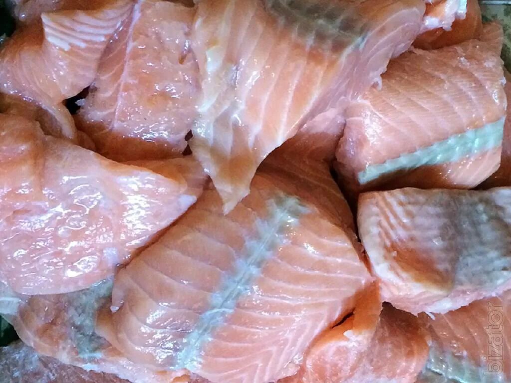 Сон большие куски рыбы