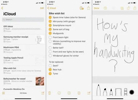 Apple notes
