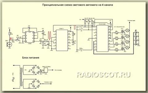 Принципиальная микросхема