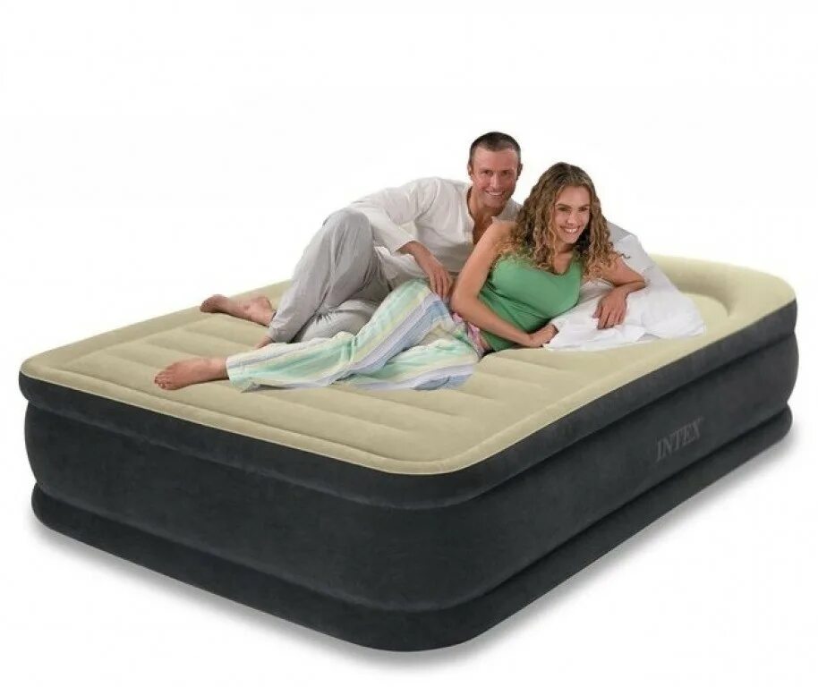 Кровать надувная ultra plush. Надувная мебель. intex надувной матрас с подголовником. надувная прозрачная мебель. кровати premium.