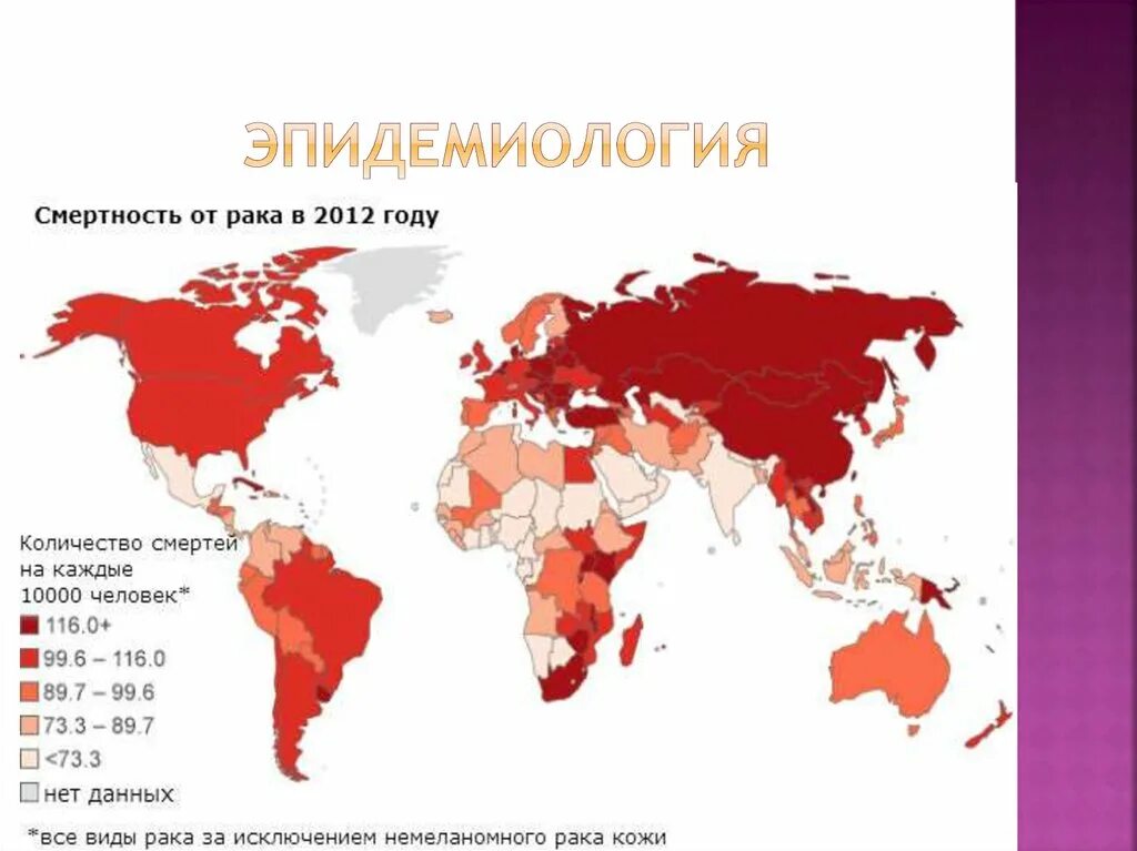 Высокая смертность какие страны. Статистика онкологических заболеваний в мире по странам. Статистика онкологических больных в мире. Смертность от онкологии в мире статистика по странам.