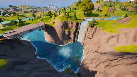 ПРОЛЕТИТЕ НАД ВЕЛИКИМ ВОДОПАДОМ, НАДЕВ ЭКИПИРОВКУ АКВАМЕНА FORTNITE - Games...