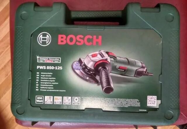 Bosch 850-125. Кейс для болгарки 125 бош. Болгарка бош 125 зеленая. УШМ бош 125 1700вт кейс. Pws 650 125