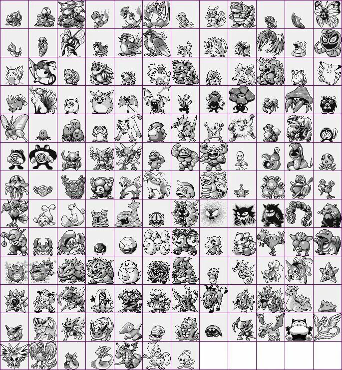 Покемон ред геймбой спрайт. Pokemon Red and Blue Sprites. Спрайты Pokemon Red. Pokemon Red Green Sprites.