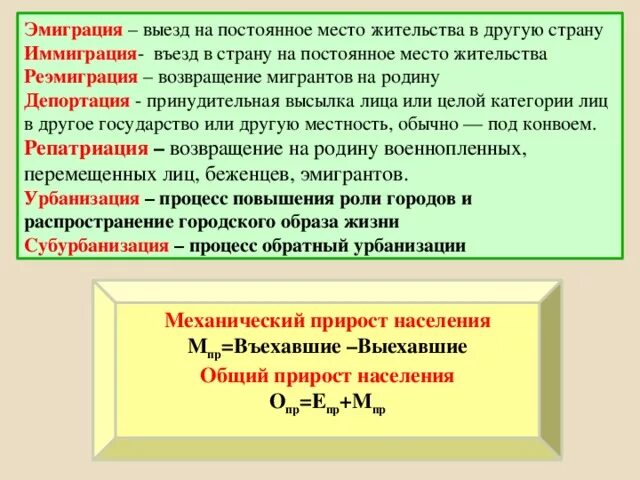 Въезд в страну на постоянное