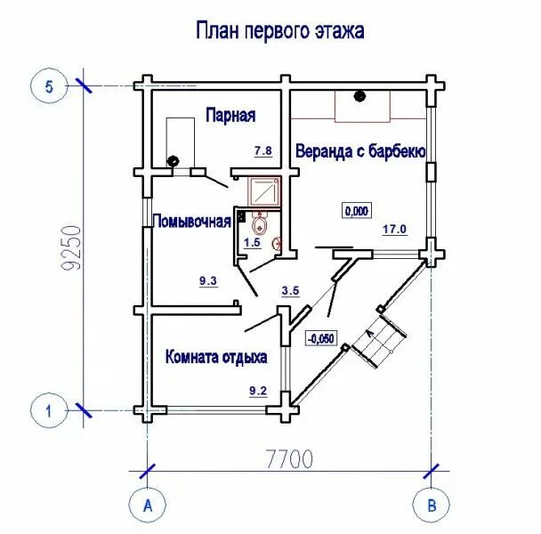 Проект угловых барбекю с баней Эскизные проекты (Коттедж, Дач, Бань и т.д.): 500 тг. город Алматы, гарантия,