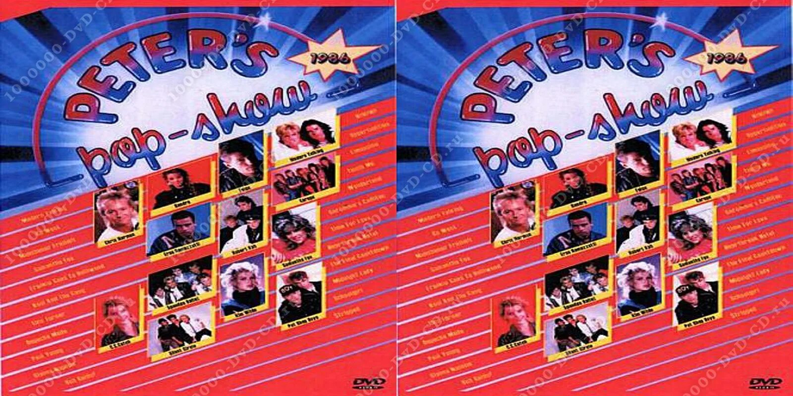 Peter's Pop show 1986. Peters Pop show. DVD шоу. Двд диски 1984 по 1987.