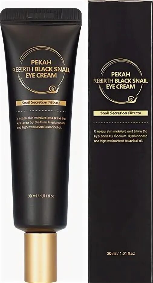 Black snail крем для глаз. Крем pekah rebirth black snail cream.