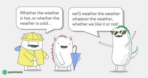 I say the weather fine sooner