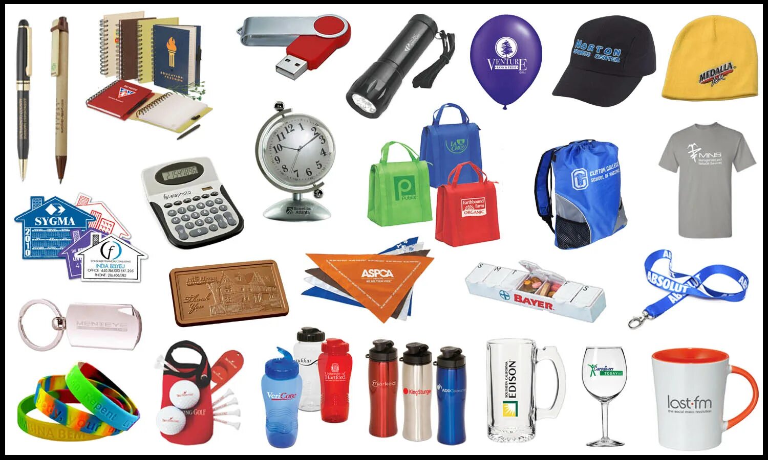 Many items to use