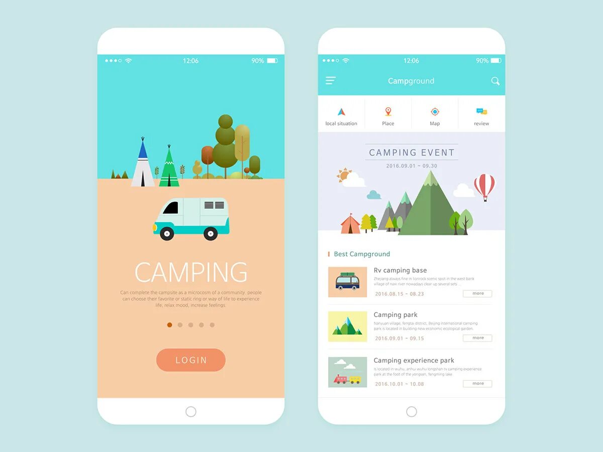 The Camp app Корея. Camp UI UX. UX UI website Camping and Cafe. Camp Design. Camp приложение