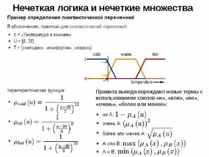 Нечеткая логика использование