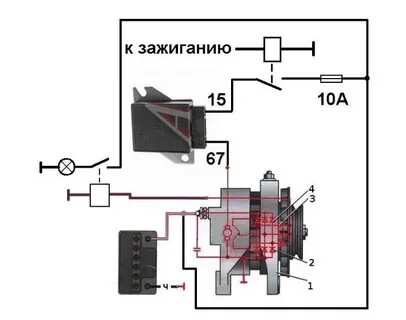 Как подсоединить реле генератора