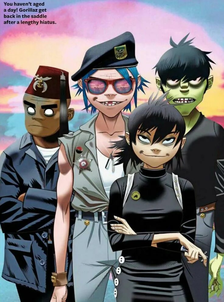 Как выглядят gorillaz в жизни Gregory Di-Angelo-Biberman ВКонтакте