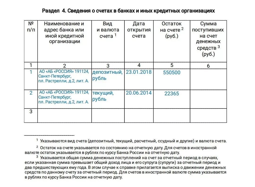 Справка по счетам для госслужащих. Справка о доходах для декларации госслужащих. Пример заполнения декларации для госслужащих. Пример заполнения декларации для госслужащих 4 раздела. Декларация о доходах госслужащих образец заполнения.